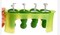 Zombie Popsicle Mold Set 4 Pieces Homemade Silicone Popsicle Maker Kid Easy Release Ice Cream Molds Reusable DIY Pop Molds- BPA Free (Zombie)